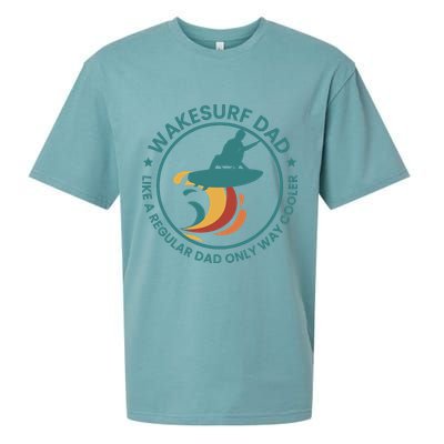 Wakesurf Dad Wakeboard Wakeboarding Wakeboarder Surfing Sueded Cloud Jersey T-Shirt