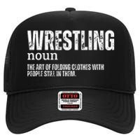 Wrestling Definition High Crown Mesh Back Trucker Hat