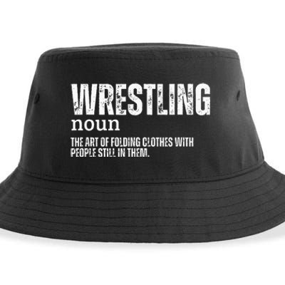 Wrestling Definition Sustainable Bucket Hat