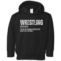 Wrestling Definition Toddler Hoodie