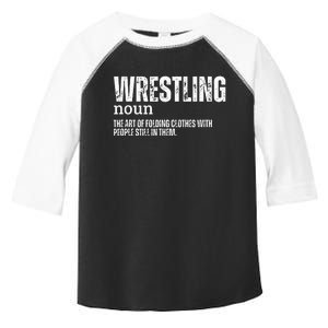 Wrestling Definition Toddler Fine Jersey T-Shirt