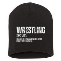 Wrestling Definition Short Acrylic Beanie