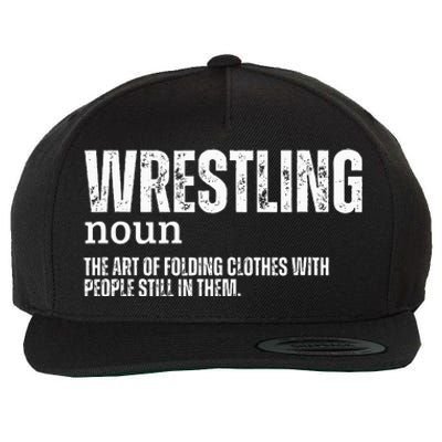 Wrestling Definition Wool Snapback Cap