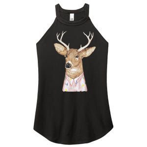 Whitetailed Deer Women's Perfect Tri Rocker Tank