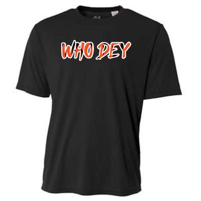 Who Dey Cooling Performance Crew T-Shirt