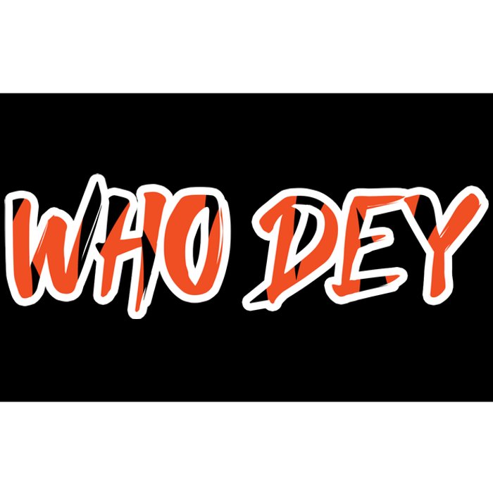 Who Dey Bumper Sticker