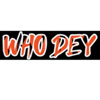 Who Dey Bumper Sticker