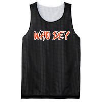 Who Dey Mesh Reversible Basketball Jersey Tank