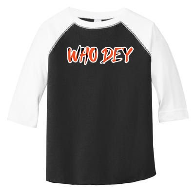 Who Dey Toddler Fine Jersey T-Shirt