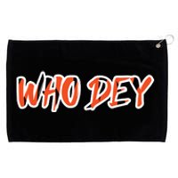 Who Dey Grommeted Golf Towel