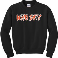 Who Dey Kids Sweatshirt