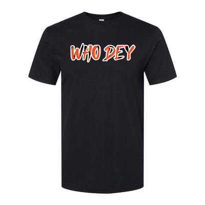 Who Dey Softstyle CVC T-Shirt