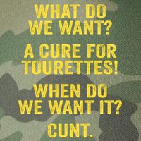 What Do We Want A Cure For Tourettes When Cunt Legacy Tie Dye Trucker Hat