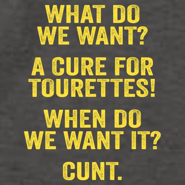 What Do We Want A Cure For Tourettes When Cunt Vector Backpack