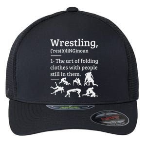 Wrestling Definition Wrestler Flexfit Unipanel Trucker Cap