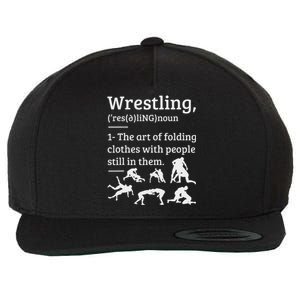 Wrestling Definition Wrestler Wool Snapback Cap