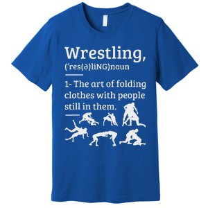 Wrestling Definition Wrestler Premium T-Shirt