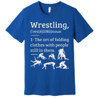 Wrestling Definition Wrestler Premium T-Shirt