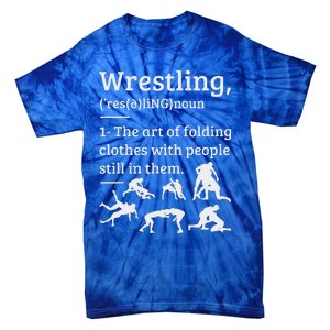 Wrestling Definition Wrestler Tie-Dye T-Shirt