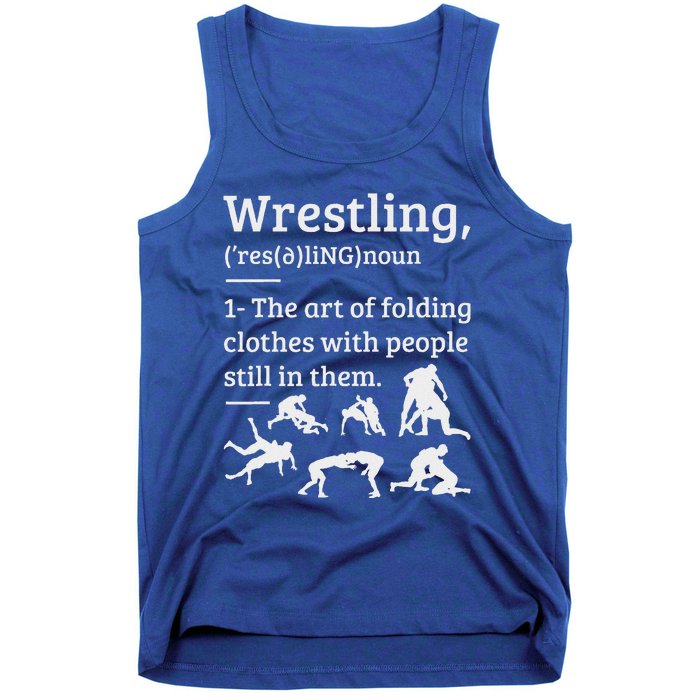 Wrestling Definition Wrestler Tank Top