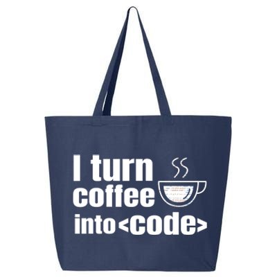 Web Developer Website Programmer Coder Coffee Lover 25L Jumbo Tote