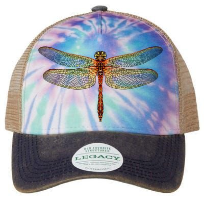 Watercolor Dragonfly Legacy Tie Dye Trucker Hat