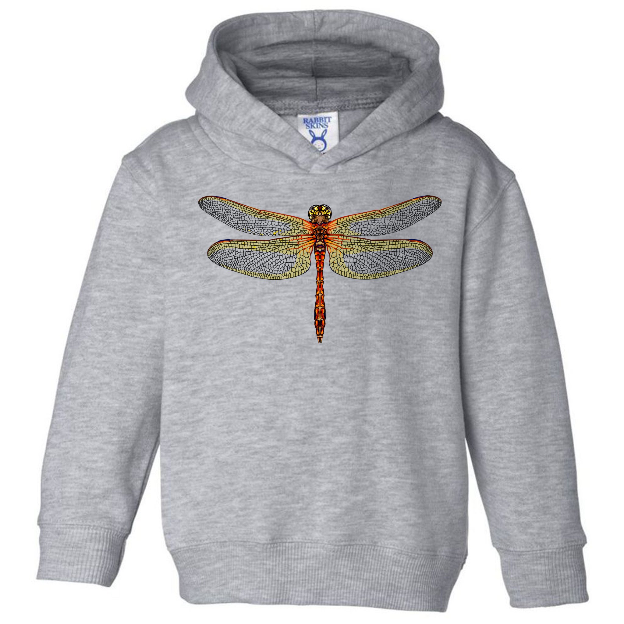 Watercolor Dragonfly Toddler Hoodie