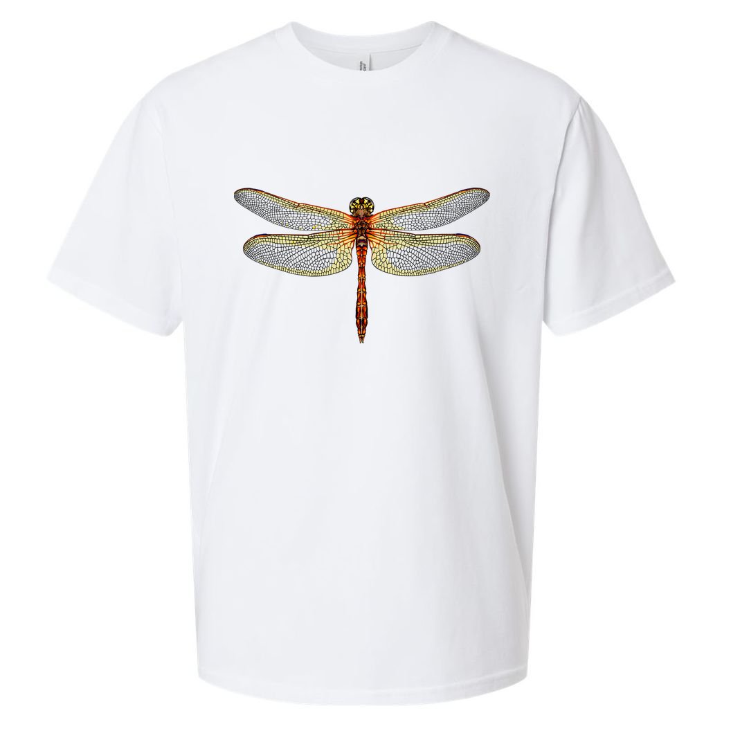Watercolor Dragonfly Sueded Cloud Jersey T-Shirt