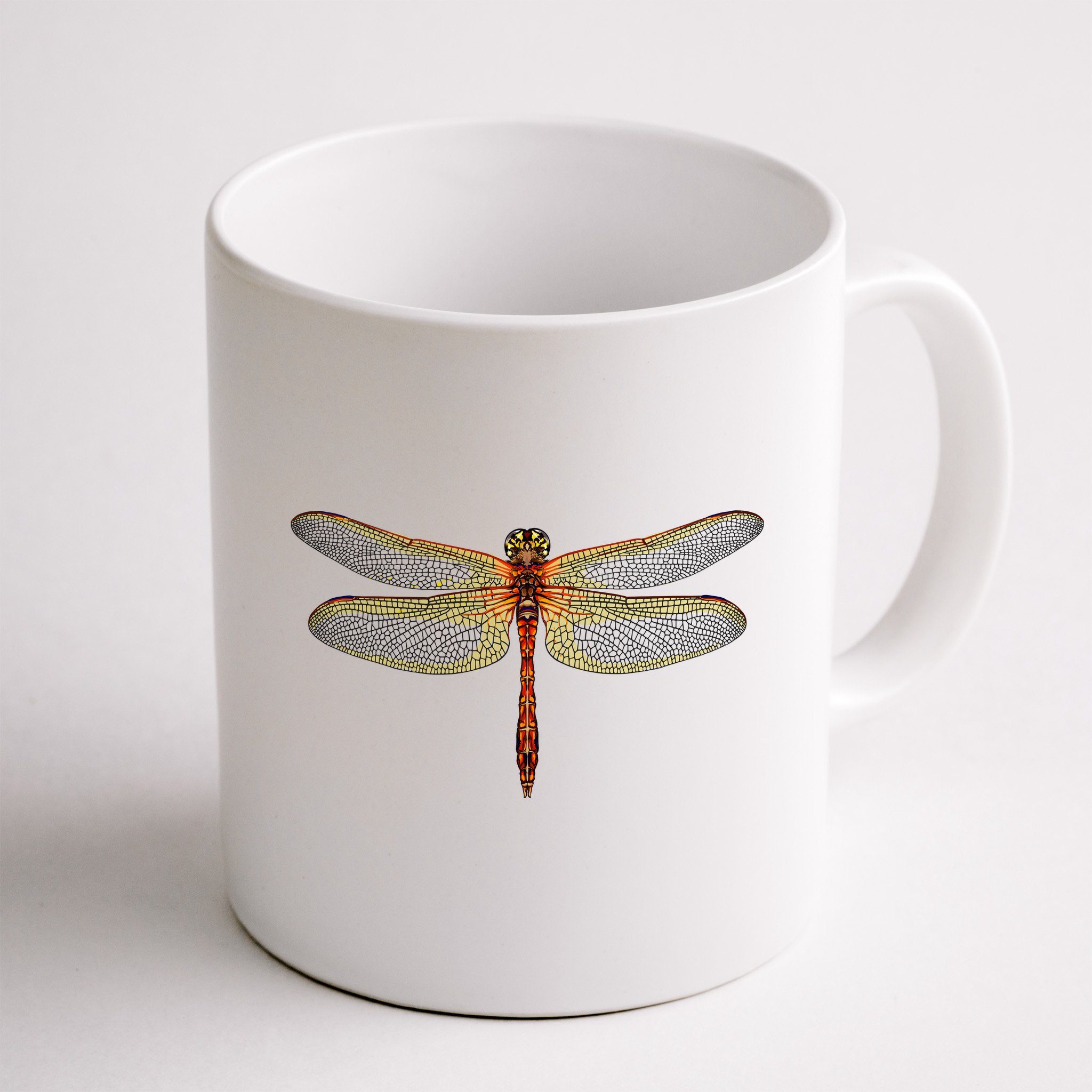 Watercolor Dragonfly Mug