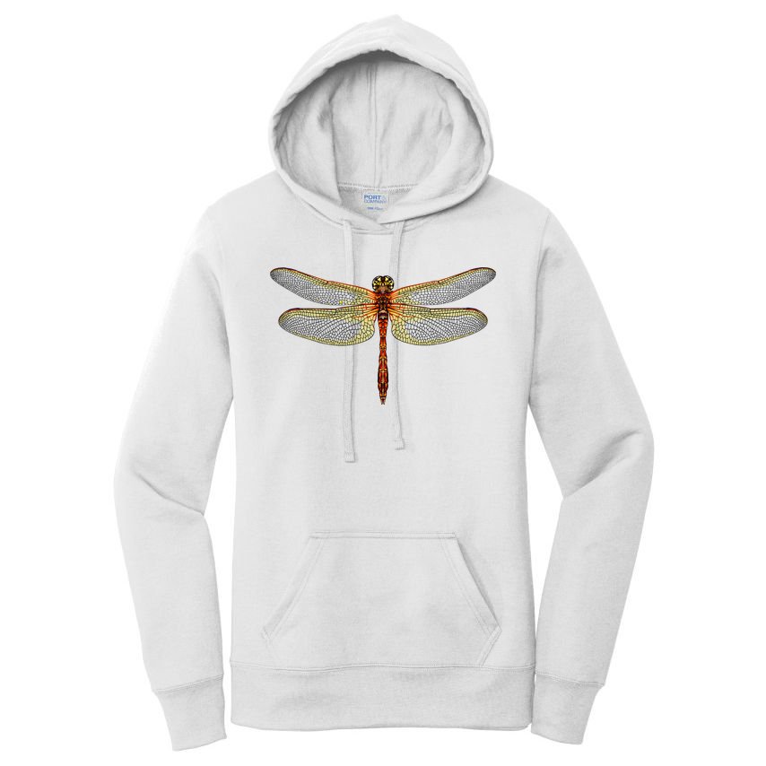 Watercolor Dragonfly Women's Pullover Hoodie