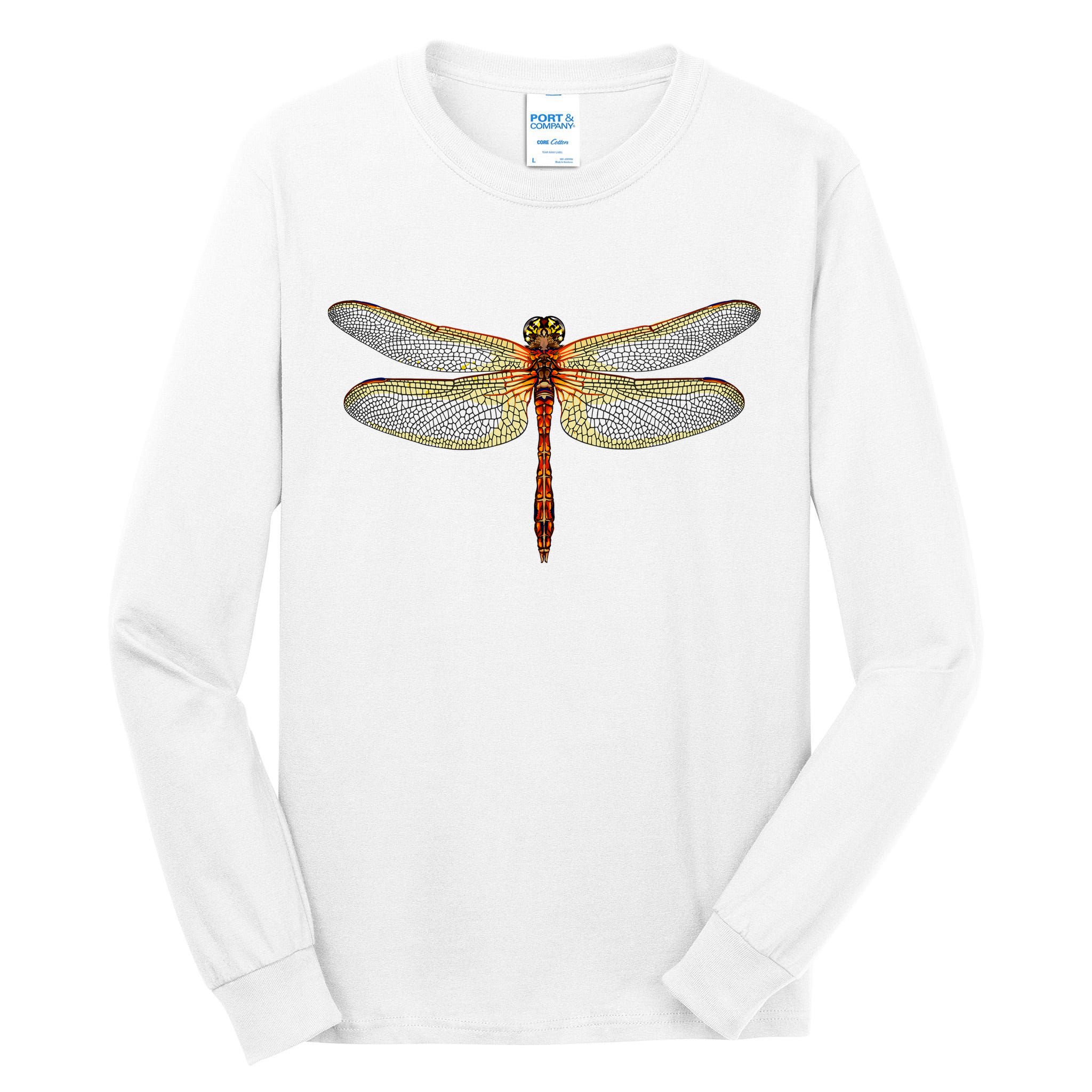Watercolor Dragonfly Tall Long Sleeve T-Shirt