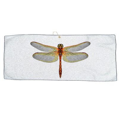 Watercolor Dragonfly Large Microfiber Waffle Golf Towel