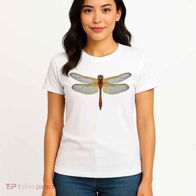 Watercolor Dragonfly Womens T-Shirt
