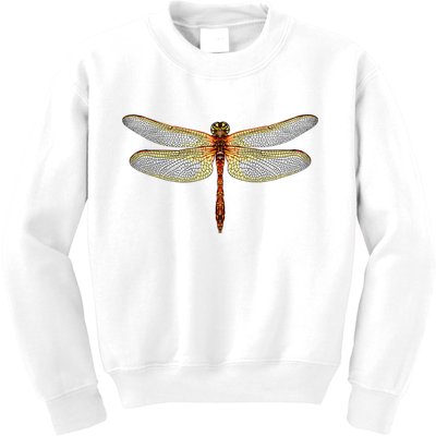 Watercolor Dragonfly Kids Sweatshirt