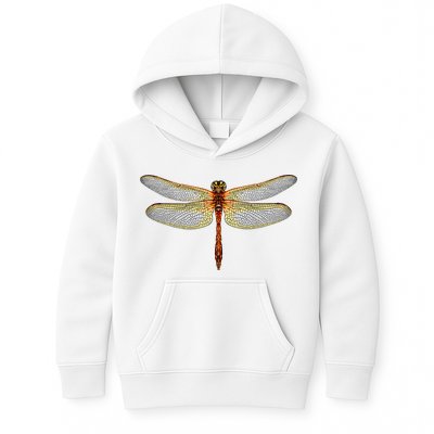Watercolor Dragonfly Kids Hoodie