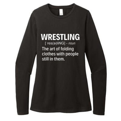 Wrestling Definition Womens CVC Long Sleeve Shirt