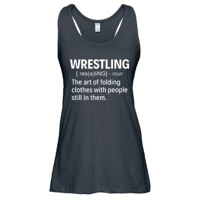 Wrestling Definition Ladies Essential Flowy Tank