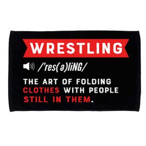 Wrestling Definition. Wrestler Microfiber Hand Towel