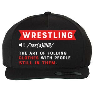 Wrestling Definition. Wrestler Wool Snapback Cap