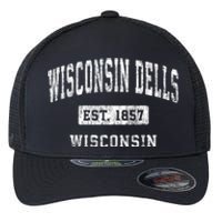 Wisconsin Dells Wisconsin Wi Vintage Established Sports Flexfit Unipanel Trucker Cap