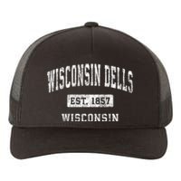 Wisconsin Dells Wisconsin Wi Vintage Established Sports Yupoong Adult 5-Panel Trucker Hat