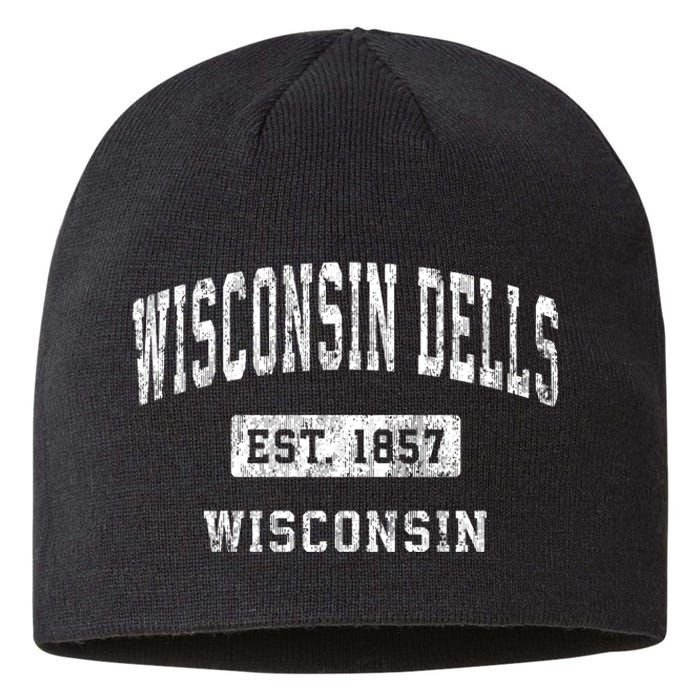 Wisconsin Dells Wisconsin Wi Vintage Established Sports Sustainable Beanie