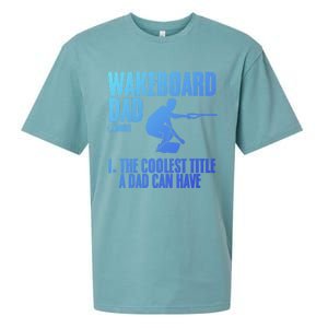 Wakeboard Dad Wakeboard Lake Wakeboarder Wakeboarding Gift Sueded Cloud Jersey T-Shirt