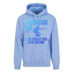 Wakeboard Dad Wakeboard Lake Wakeboarder Wakeboarding Gift Unisex Surf Hoodie