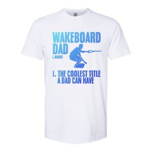 Wakeboard Dad Wakeboard Lake Wakeboarder Wakeboarding Gift Softstyle CVC T-Shirt