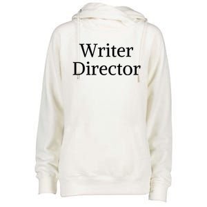 Writer Director Womens Funnel Neck Pullover Hood