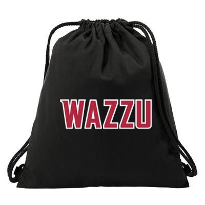 Wazzu Design Drawstring Bag