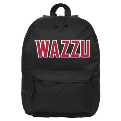 Wazzu Design 16 in Basic Backpack