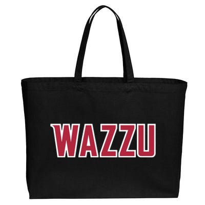 Wazzu Design Cotton Canvas Jumbo Tote