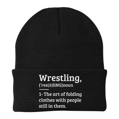 Wrestling Definition Wrestler Beanie